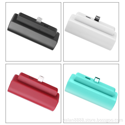 Emergency mini powerbank 3000mah with connector